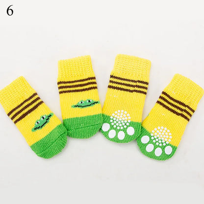 Socks for dogs 4pcs Anti Slip