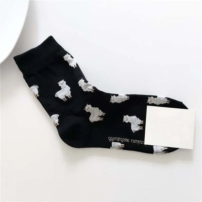 Calcetines de algodón con animales