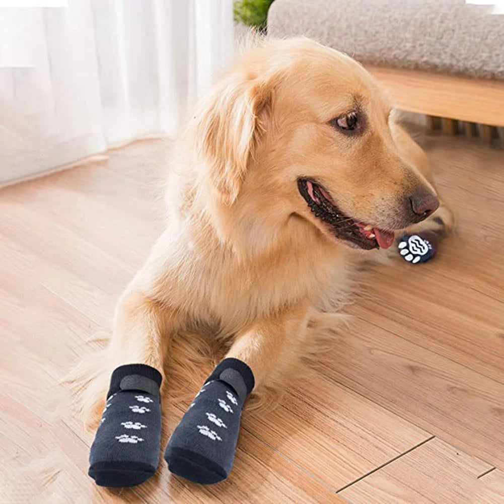Anti-Slip Dog Socks 4pcs