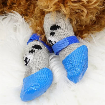 Calcetines impermeables para perros 4uds