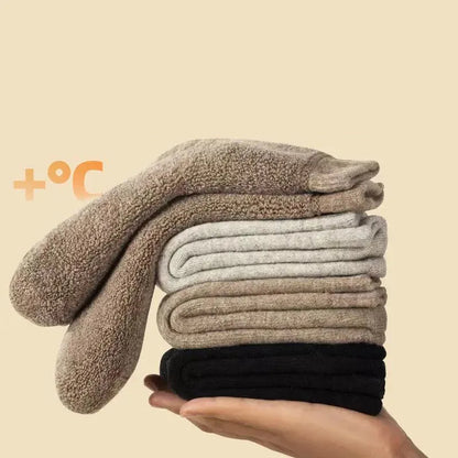 Lot de 4 chaussettes chaudes en laine