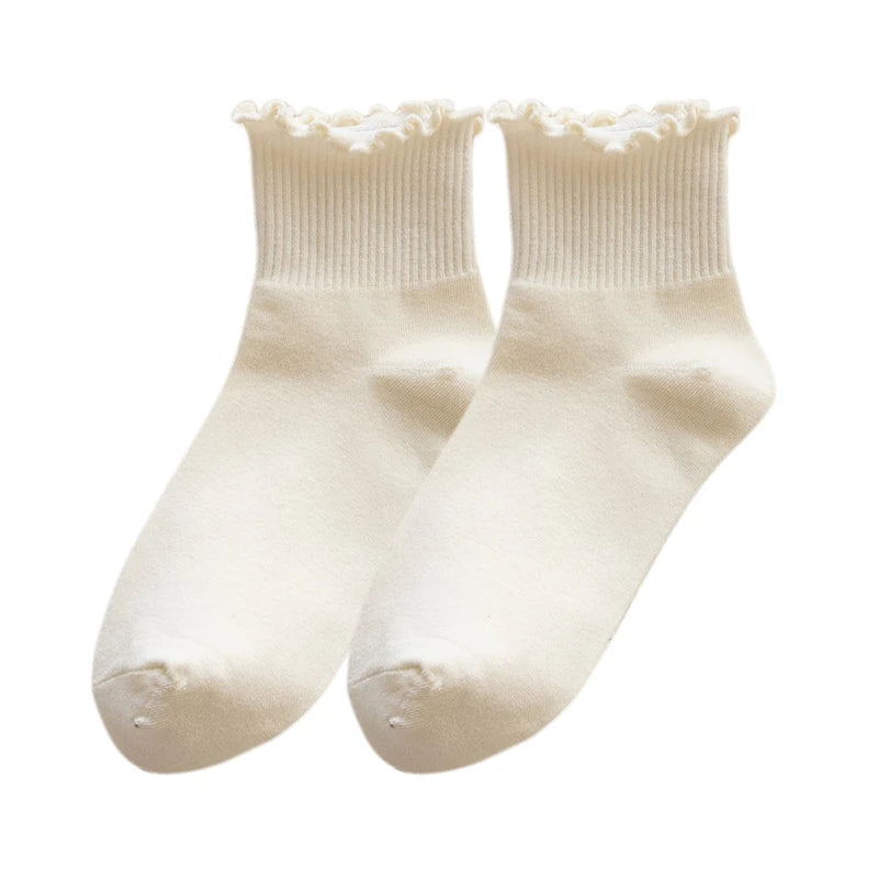 Ankle Ruffle Sock 3 Pack