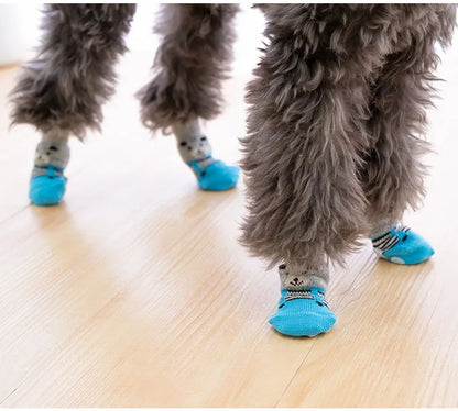 Chaussettes tricotées pour chiens 4pcs