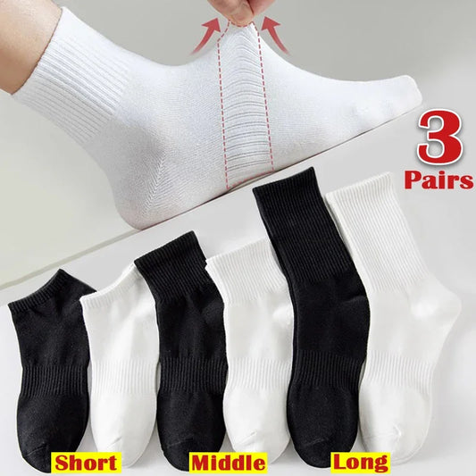 Cotton 3 Pack Socks
